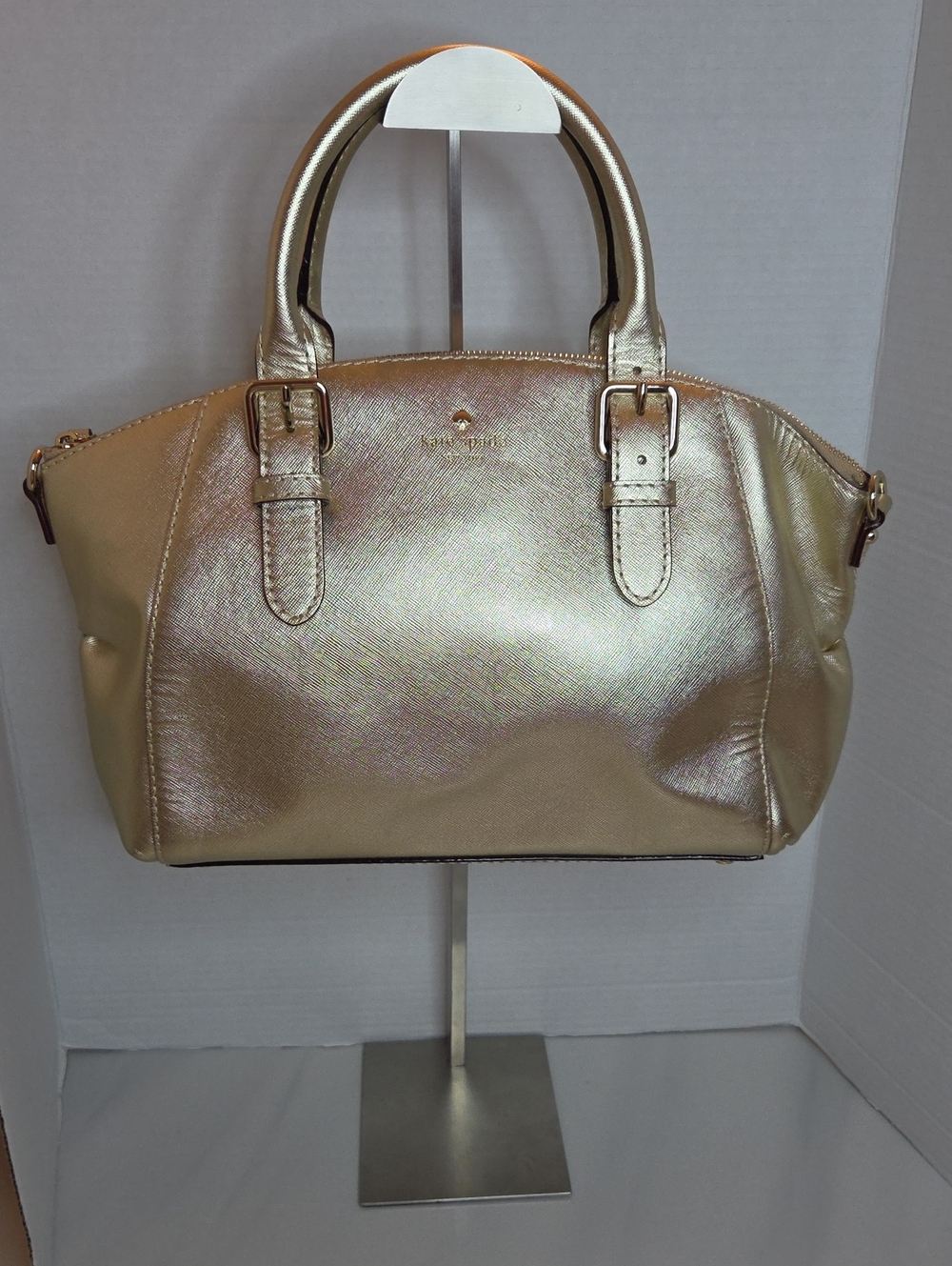 kate spade Metallic Gold Dome Satchel